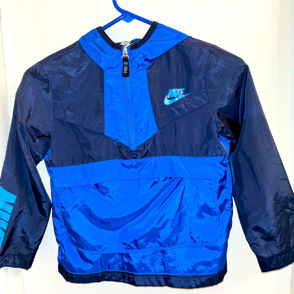Blue Nike Kids Pullover Windbreaker